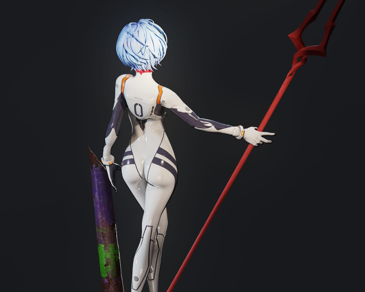 Rei Ayanami | Evangelion |FAN ART FIGURE Statue