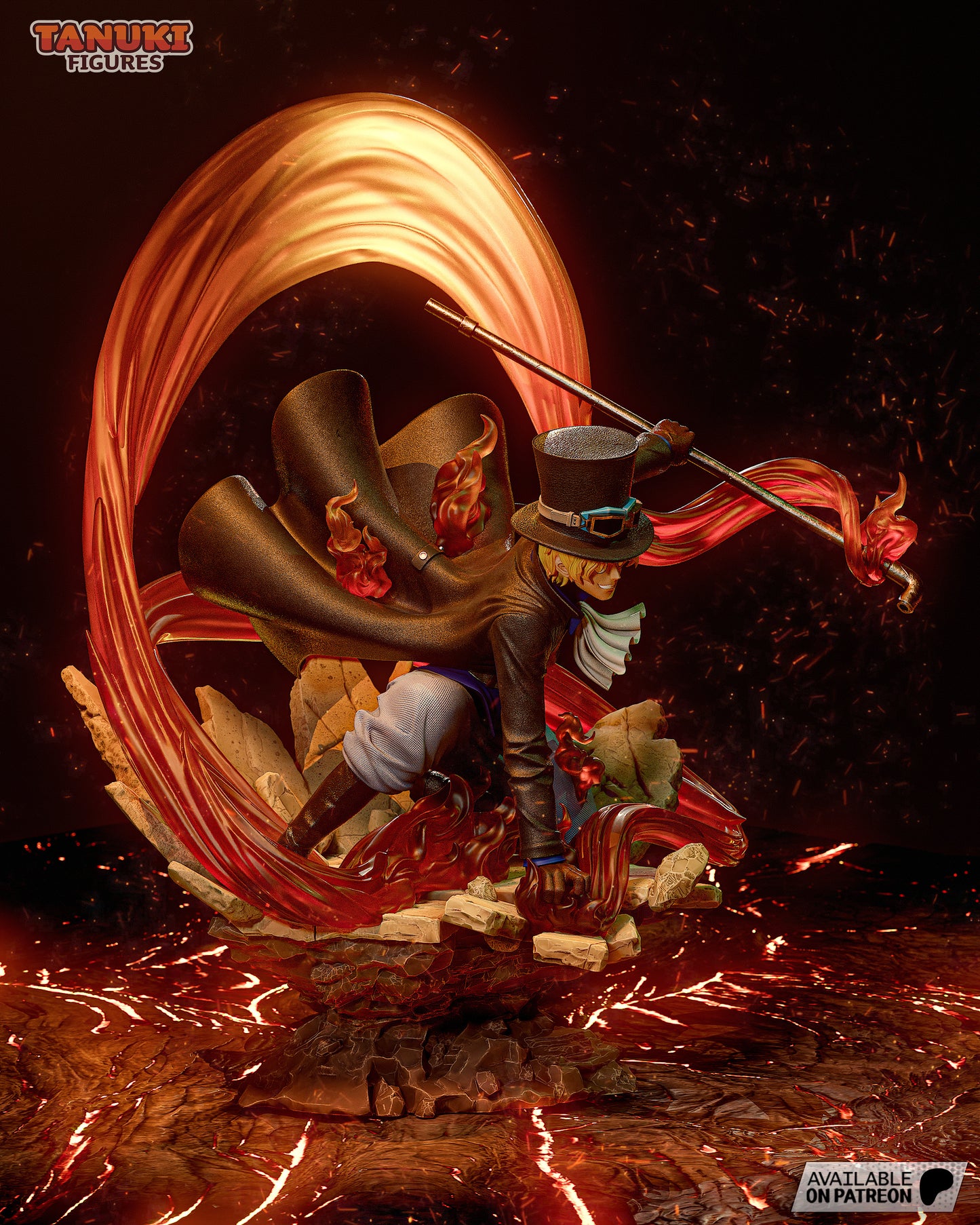 Sabo | One Piece | Fan Art Figure Statue |