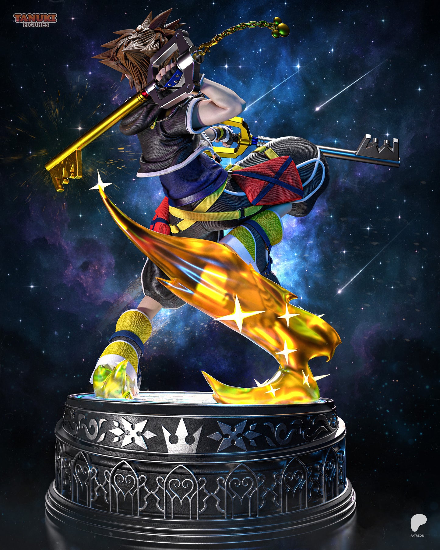 Sora | Kingdom Hearts | Final Fantasy | Fan Art Figure Statue |