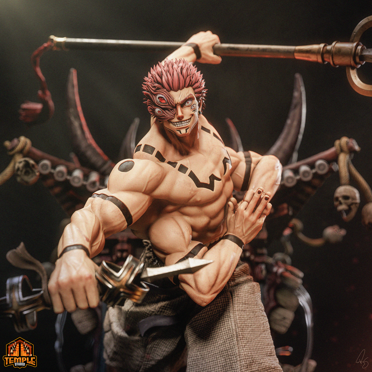 Sukuna - Jujutsu Kaisen - FAN ART FIGURE Statue