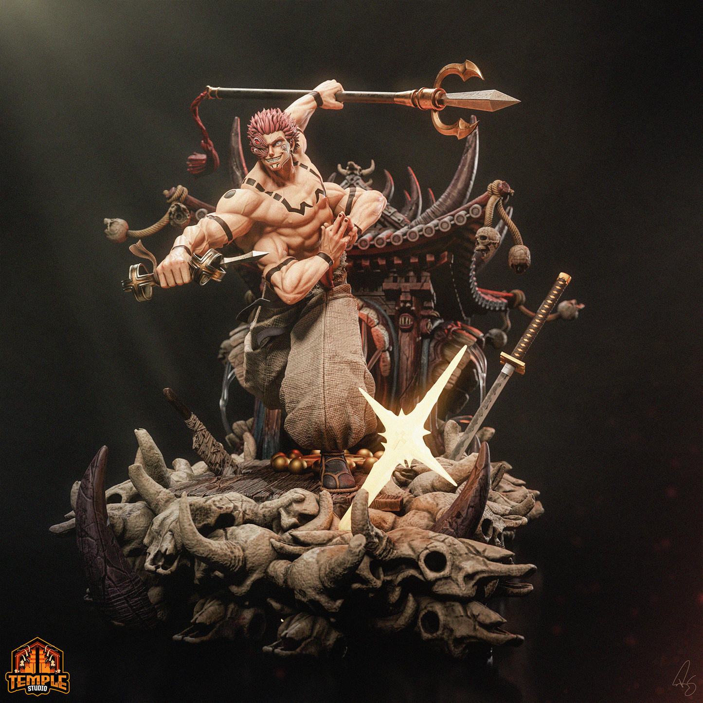 Sukuna - Jujutsu Kaisen - FAN ART FIGURE Statue