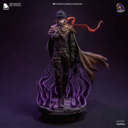Sung Jin-woo | Solo Leveling | FAN ART FIGURE | 3d Printed Model | Hand painted | Resin Figure|