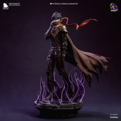 Sung Jin-woo | Solo Leveling | FAN ART FIGURE | 3d Printed Model | Hand painted | Resin Figure|