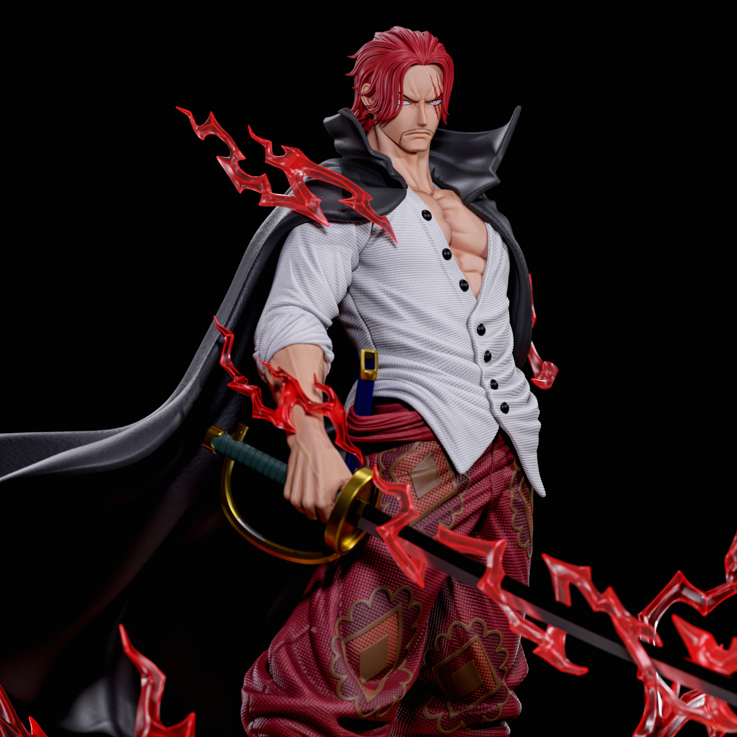 Shanks | One Piece | Fan Art Figure Statue |