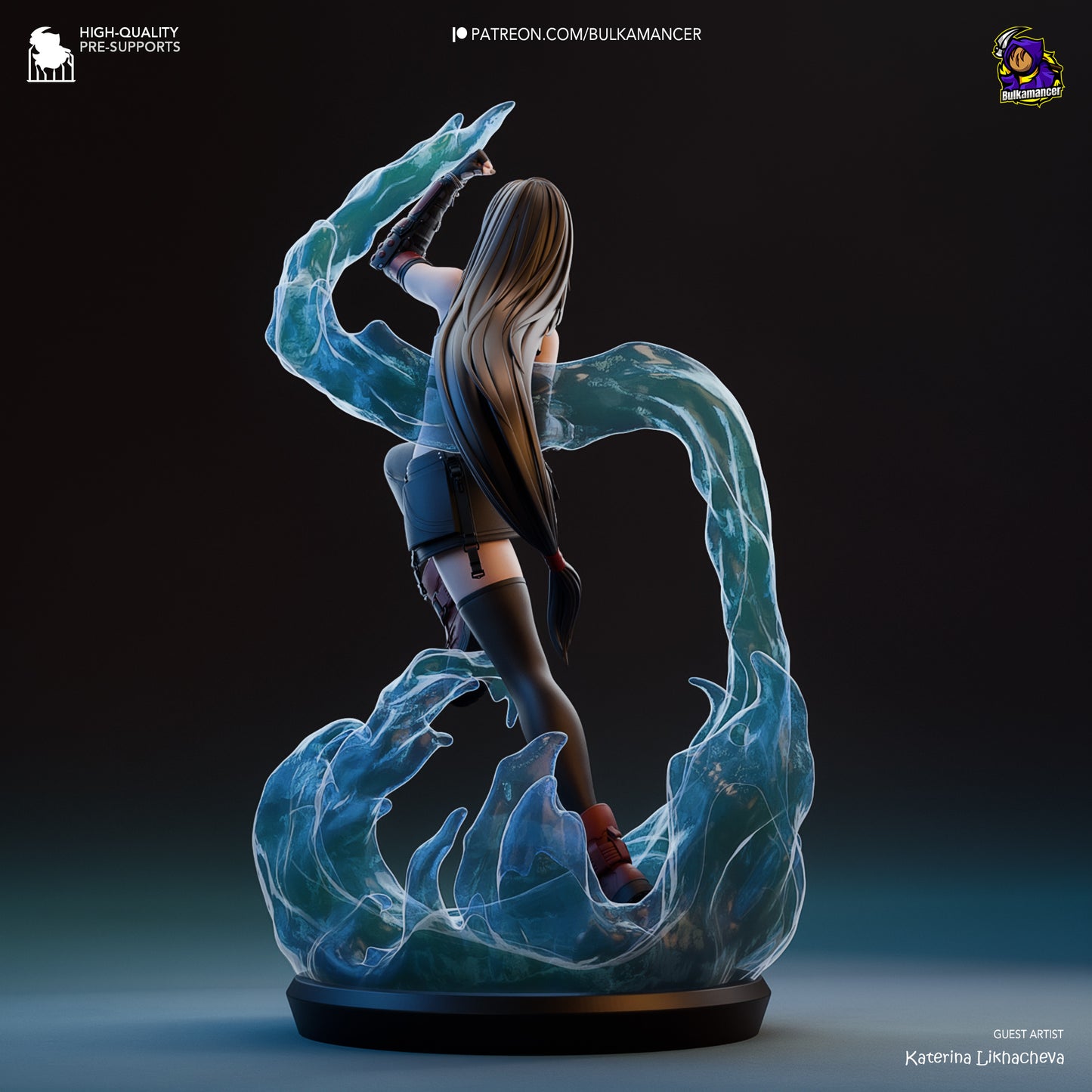 Tifa | Final Fantasy | Fan Art Figure Statue |
