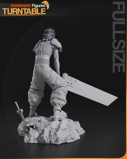 Zack Fair | Final Fantasy | Fan Art Figure Statue |
