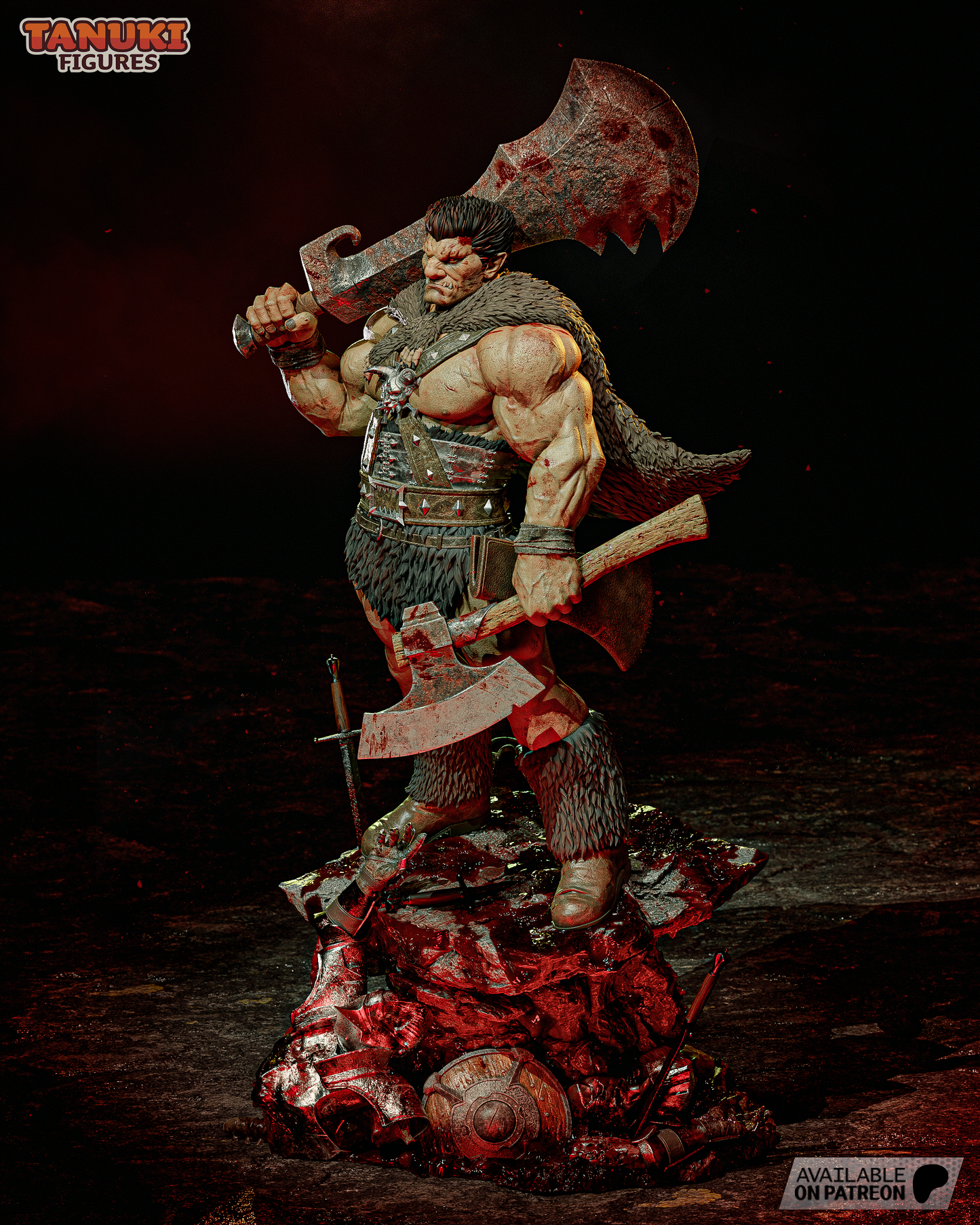 ZODD -Berserk FAN ART FIGURE | 3D Printed | Handmade Gift | Resin Figure | Hand Painted |Garage Kit