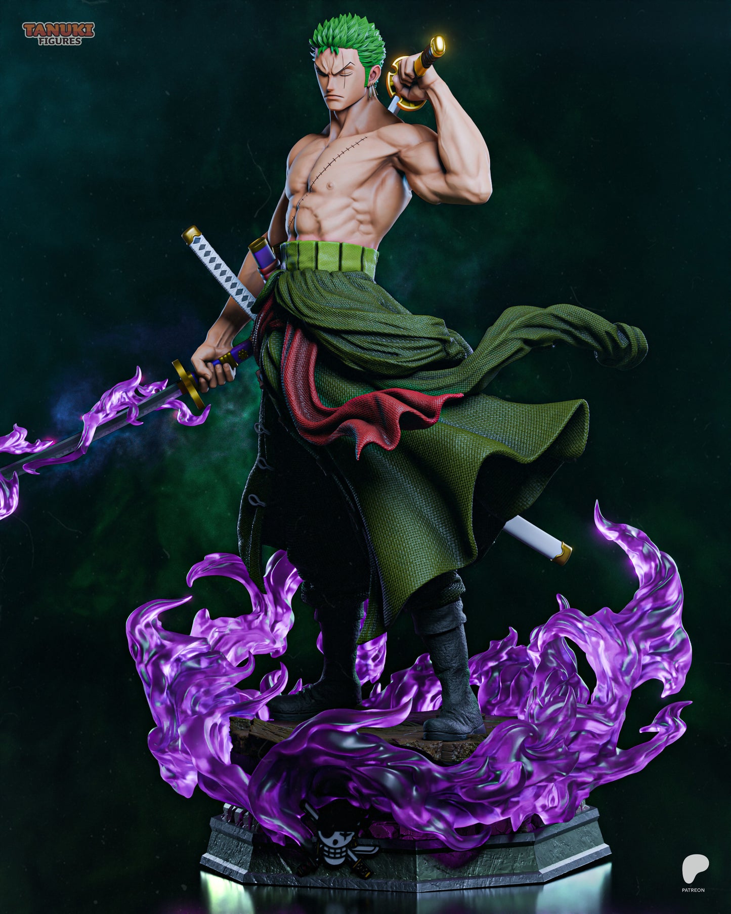 Zoro | One Piece | Fan Art Figure Statue |