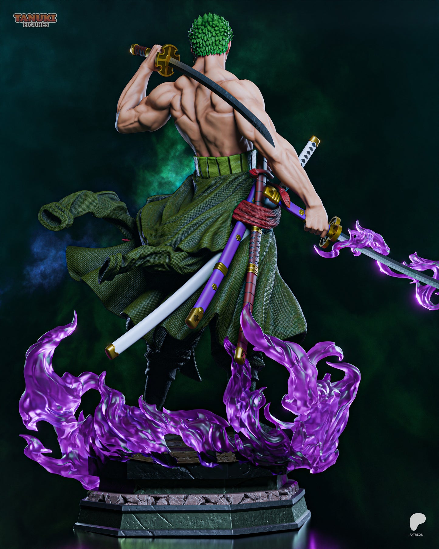 Zoro | One Piece | Fan Art Figure Statue |