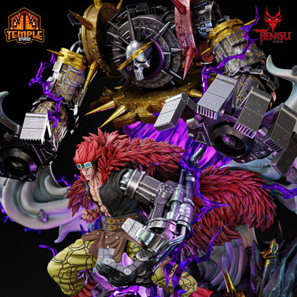 Eustass Kid | Worst Generation | FAN ART FIGURE | One Piece | Figure Statue 3D Printed  | Resin Figure | Hand Painted| Garage Kit