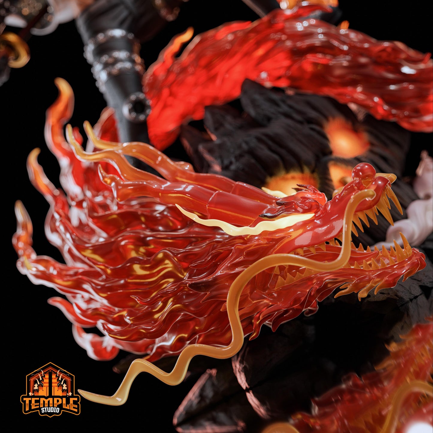 King the Conflagration | FAN ART FIGURE| One Piece | Figure Statue 3D Printed  | Handmade Gift | Resin Figure | Hand Painted| Garage Kit