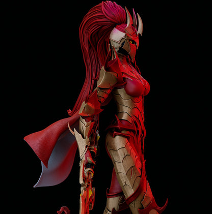 Esil | Solo Leveling | FAN ART FIGURE | 3d Printed Model | Hand painted | Resin Figure|