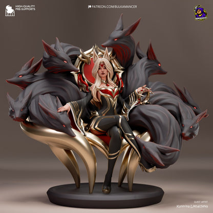 Ahri | League Of Legend | Fan Art Figure Statue |