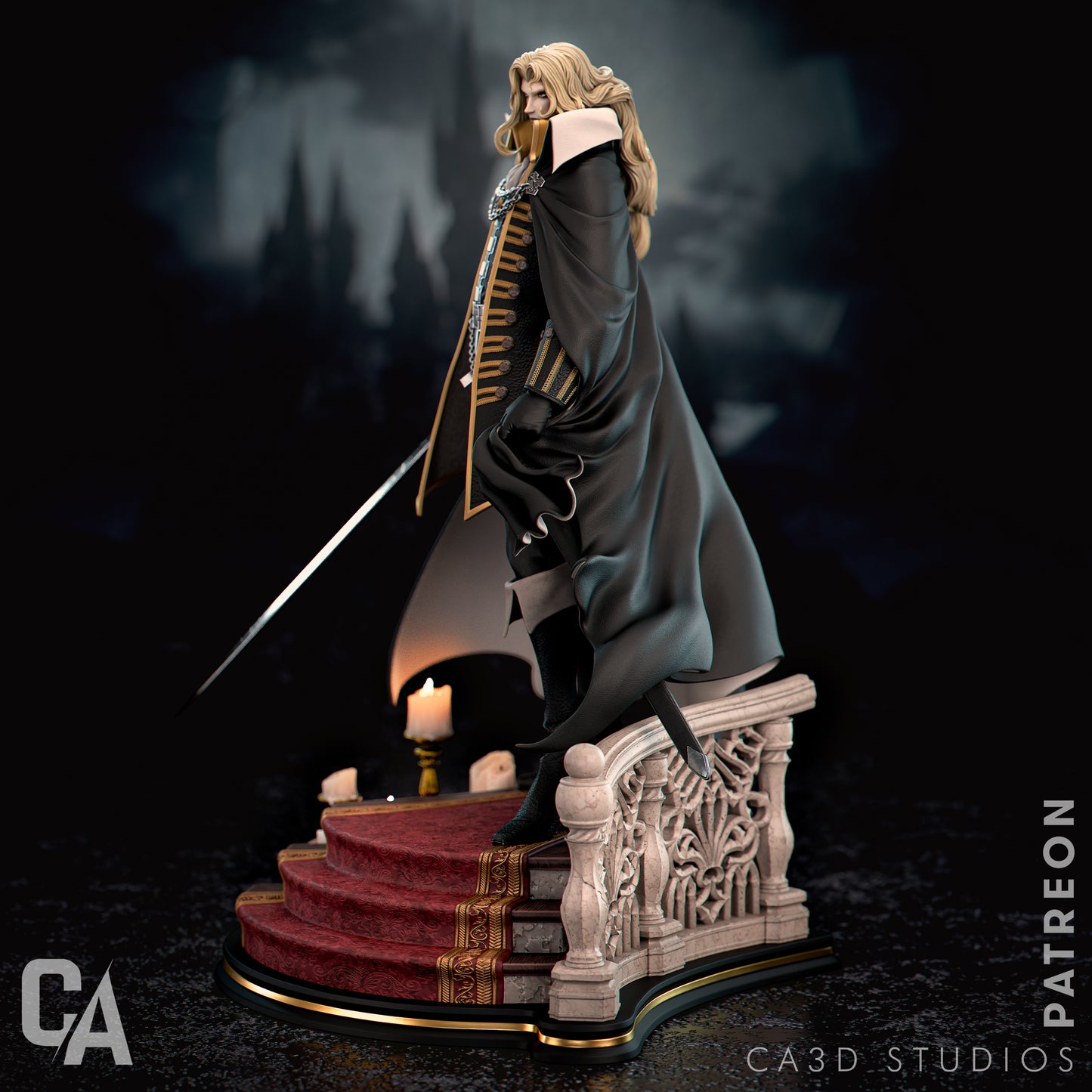 Alucard - Castlevania - FAN ART FIGURE Statue