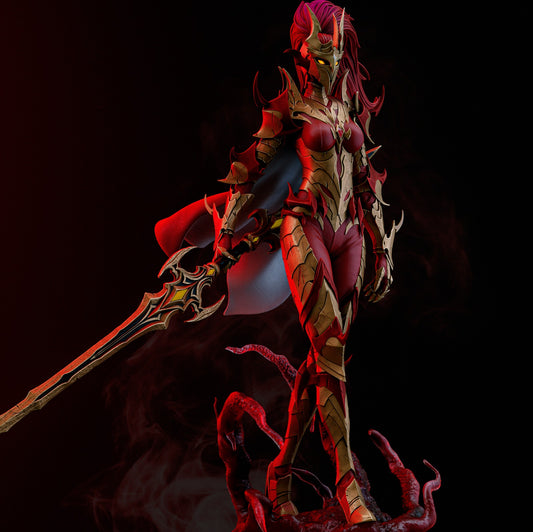 Esil | Solo Leveling | FAN ART FIGURE | 3d Printed Model | Hand painted | Resin Figure|