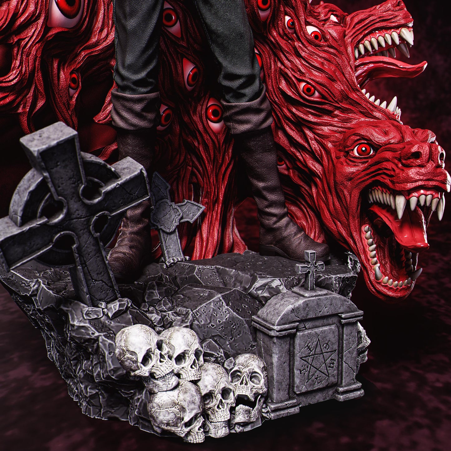Alucard | Hellsing | FAN ART FIGURE Statue 3D Printed |