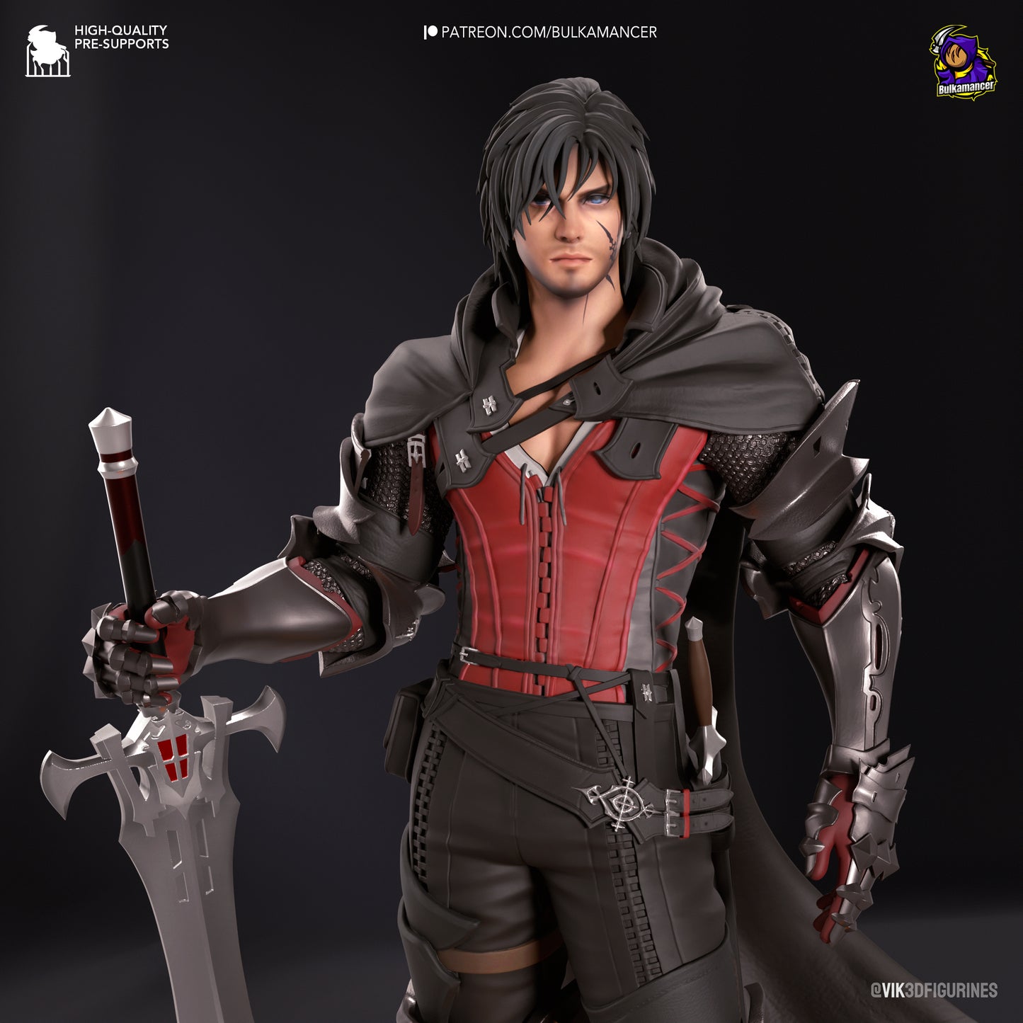 Clive Rosfield | Final Fantasy | Fan Art Figure Statue |