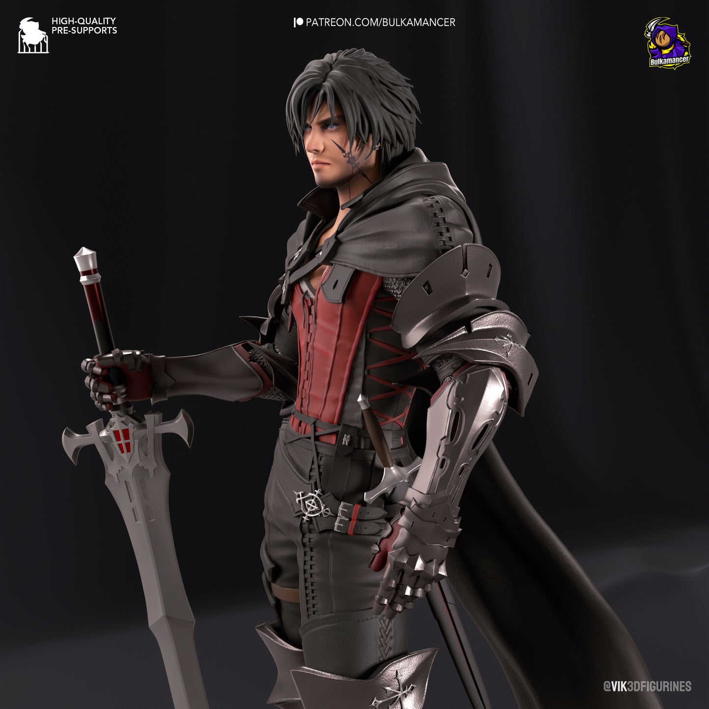 Clive Rosfield | Final Fantasy | Fan Art Figure Statue |