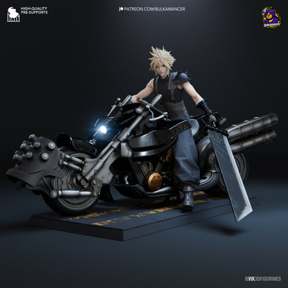 Cloud Strife| Final Fantasy | Fan Art Figure Statue |