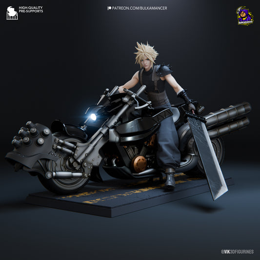 Cloud Strife| Final Fantasy | Fan Art Figure Statue |
