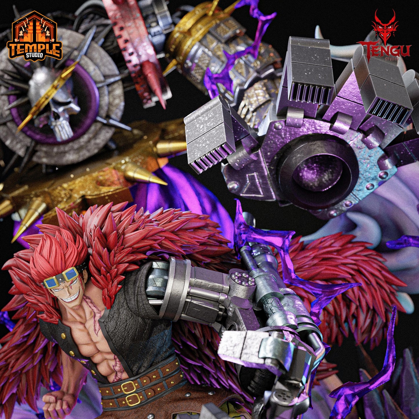 Eustass Kid | Worst Generation | FAN ART FIGURE | One Piece | Figure Statue 3D Printed  | Resin Figure | Hand Painted| Garage Kit