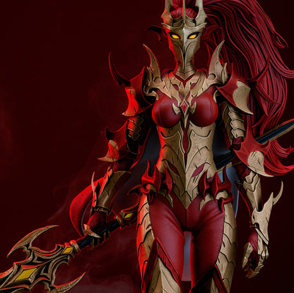 Esil | Solo Leveling | FAN ART FIGURE | 3d Printed Model | Hand painted | Resin Figure|