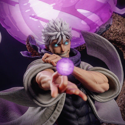 Limited Edition Satoru GoJo Hollow Purple - Jujutsu Kaisen - FAN ART FIGURE Statue 3D Printed | Handmade | Resin Figure | Hand Painted
