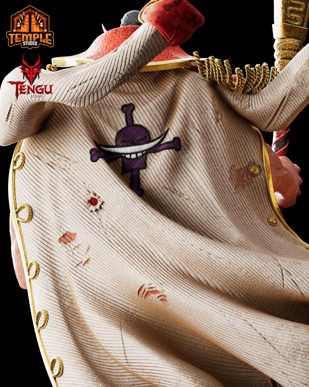 Edward Newgate | White Beard | FAN ART FIGURE | One Piece | Figure Statue 3D Printed  | Resin Figure | Hand Painted| Garage Kit