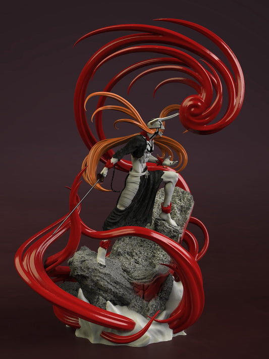 ICHIGO KUROSAKI hollw form|  Bleach | 3D Printed | Gift For Gamer | Handmade Gift | Resin Figure | Hand Painted
