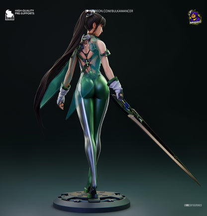 Eve | Stellar Blade | FAN ART FIGURE | 3d Printed Model | Hand painted | Resin Figure|