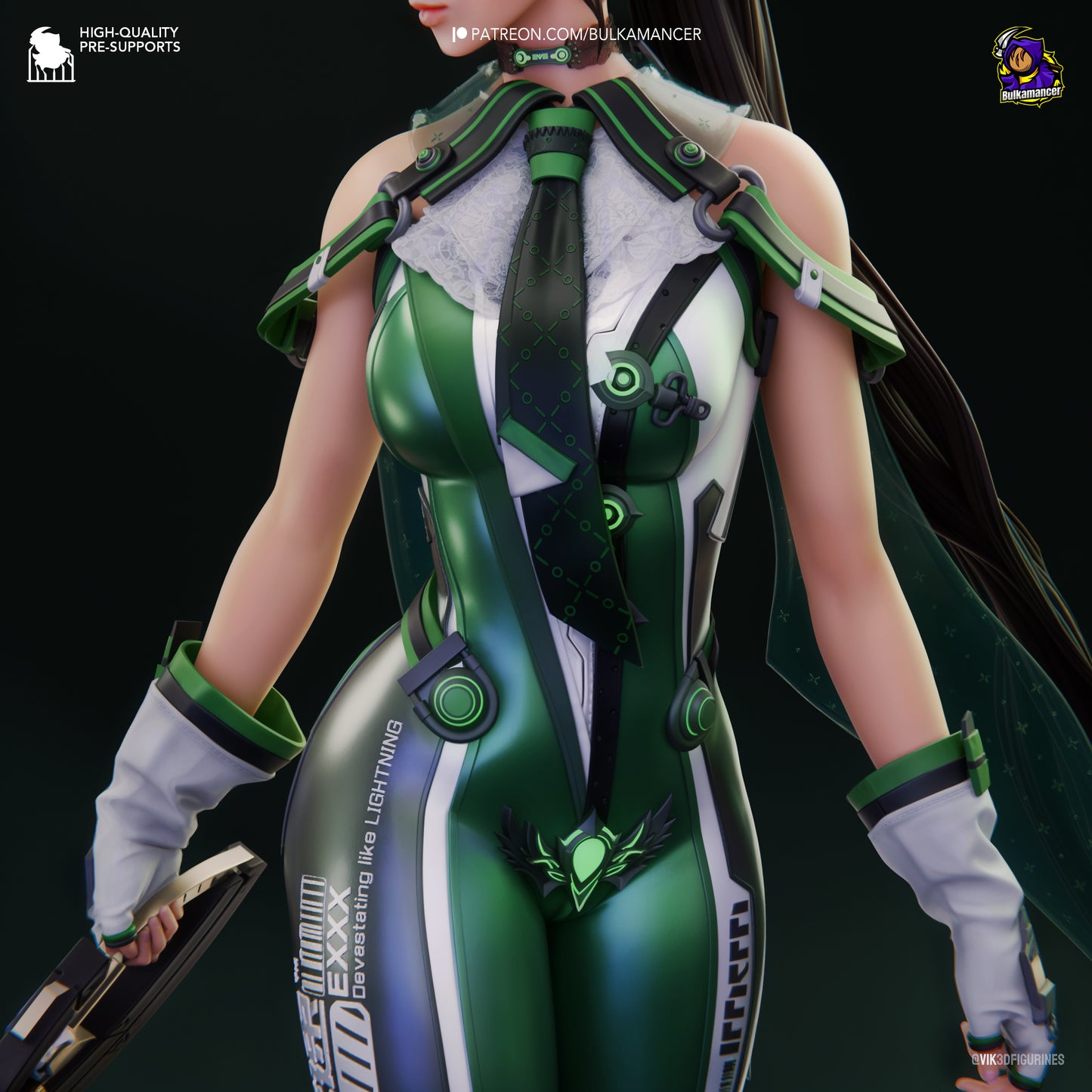 Eve | Stellar Blade | FAN ART FIGURE | 3d Printed Model | Hand painted | Resin Figure|