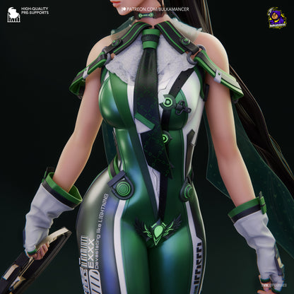 Eve | Stellar Blade | FAN ART FIGURE | 3d Printed Model | Hand painted | Resin Figure|