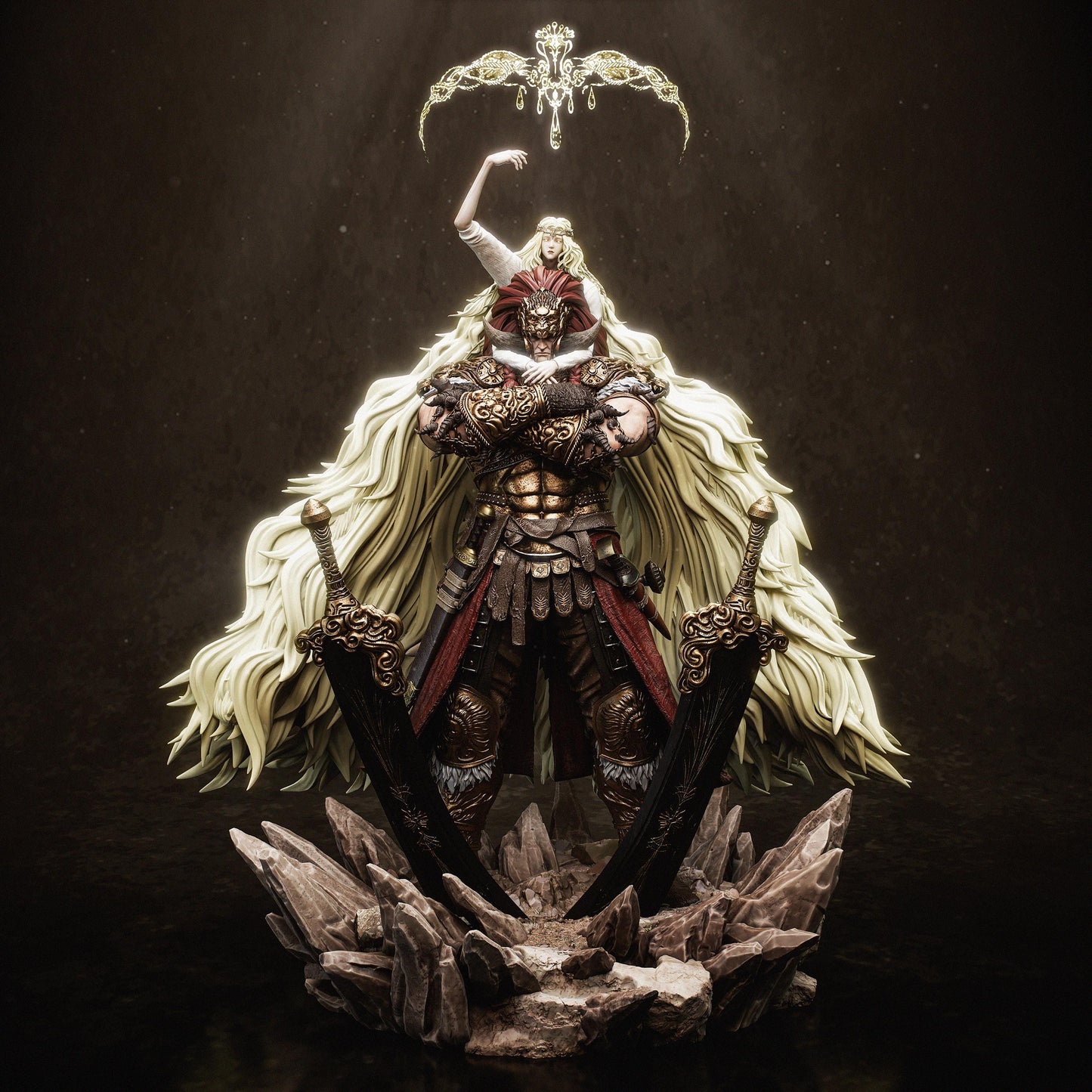 Radahn and Miquella | Souls Like | Elden Ring | FAN ART FIGURE Statue