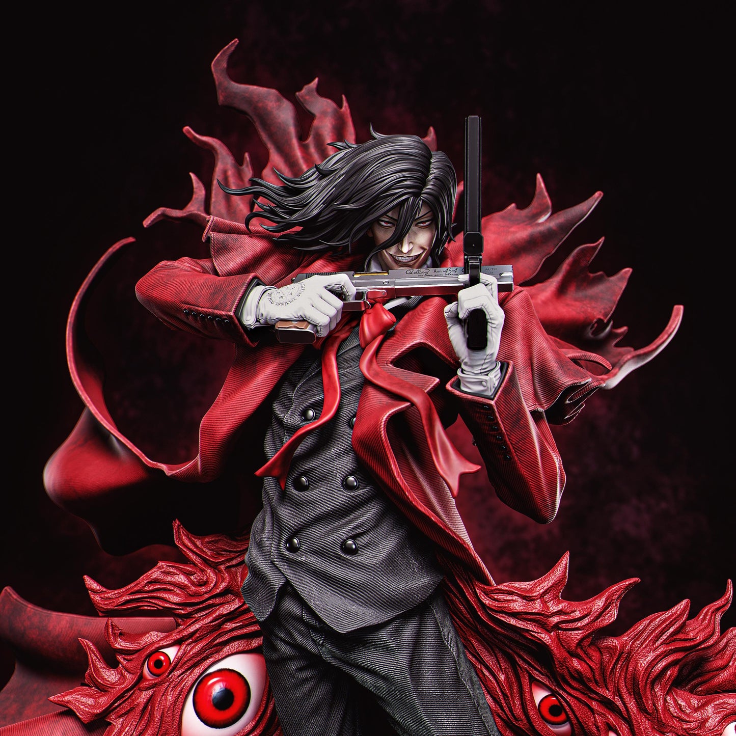 Alucard | Hellsing | FAN ART FIGURE Statue 3D Printed |