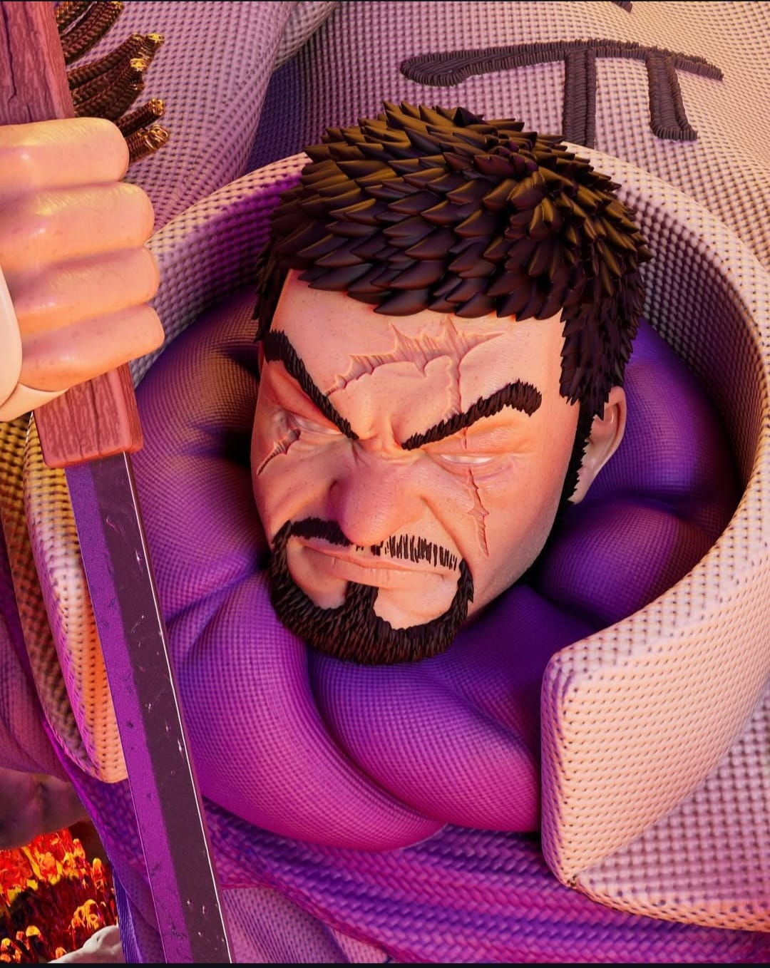 Fujitora | One Piece | Fan Art Figure Statue |