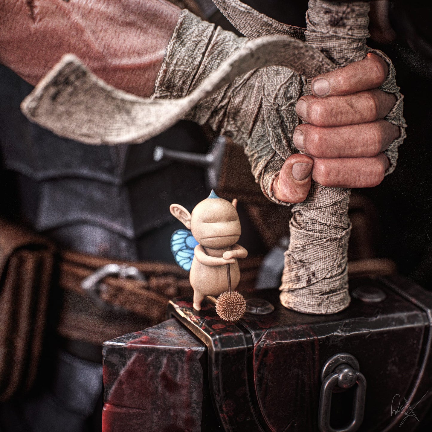 Guts -Berserk FAN ART FIGURE | 3D Printed | Handmade Gift | Resin Figure | Hand Painted |Garage Kit