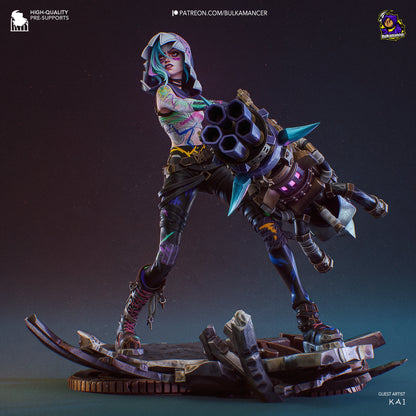 Jinx | League Of Legend | Fan Art Figure Statue |