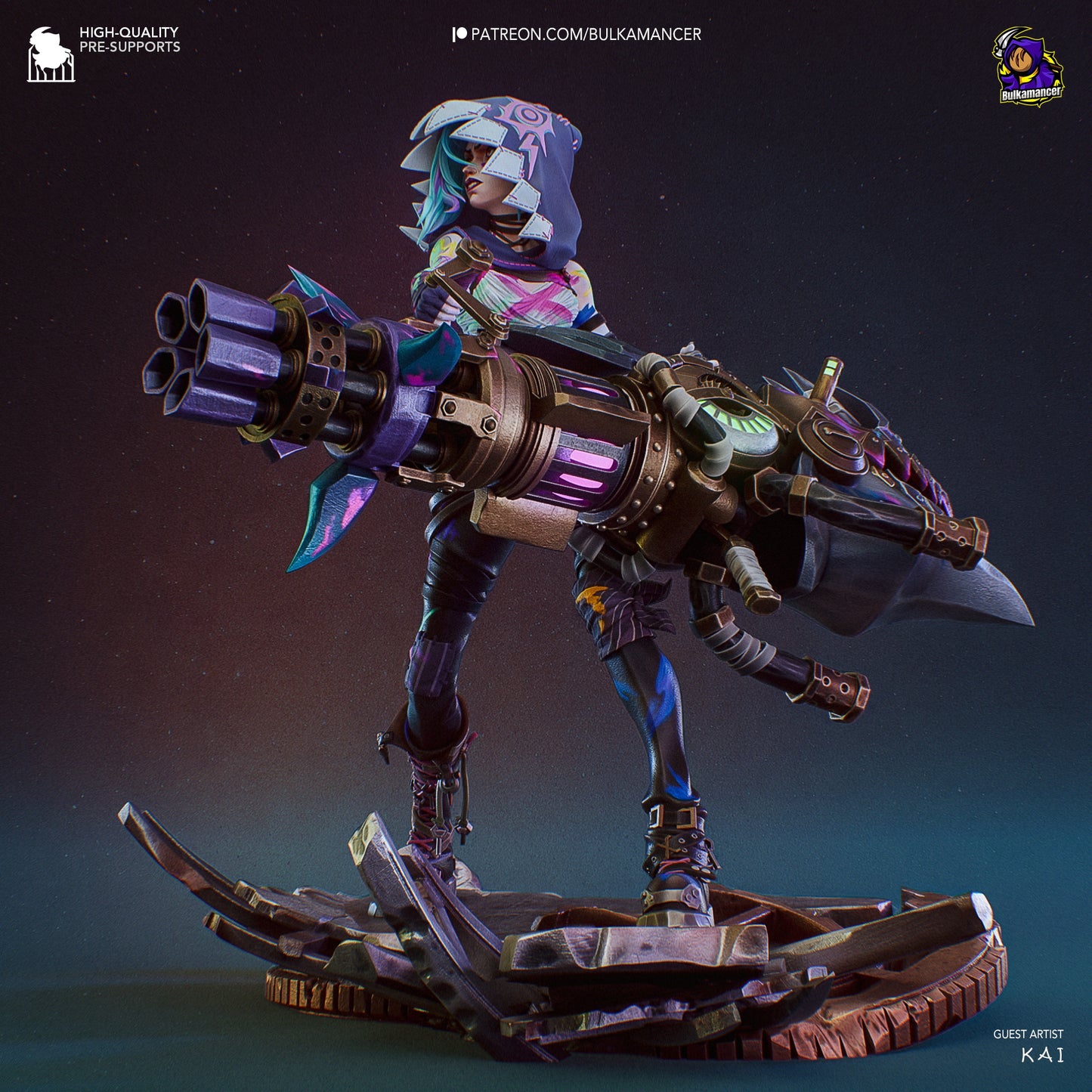 Jinx | League Of Legend | Fan Art Figure Statue |