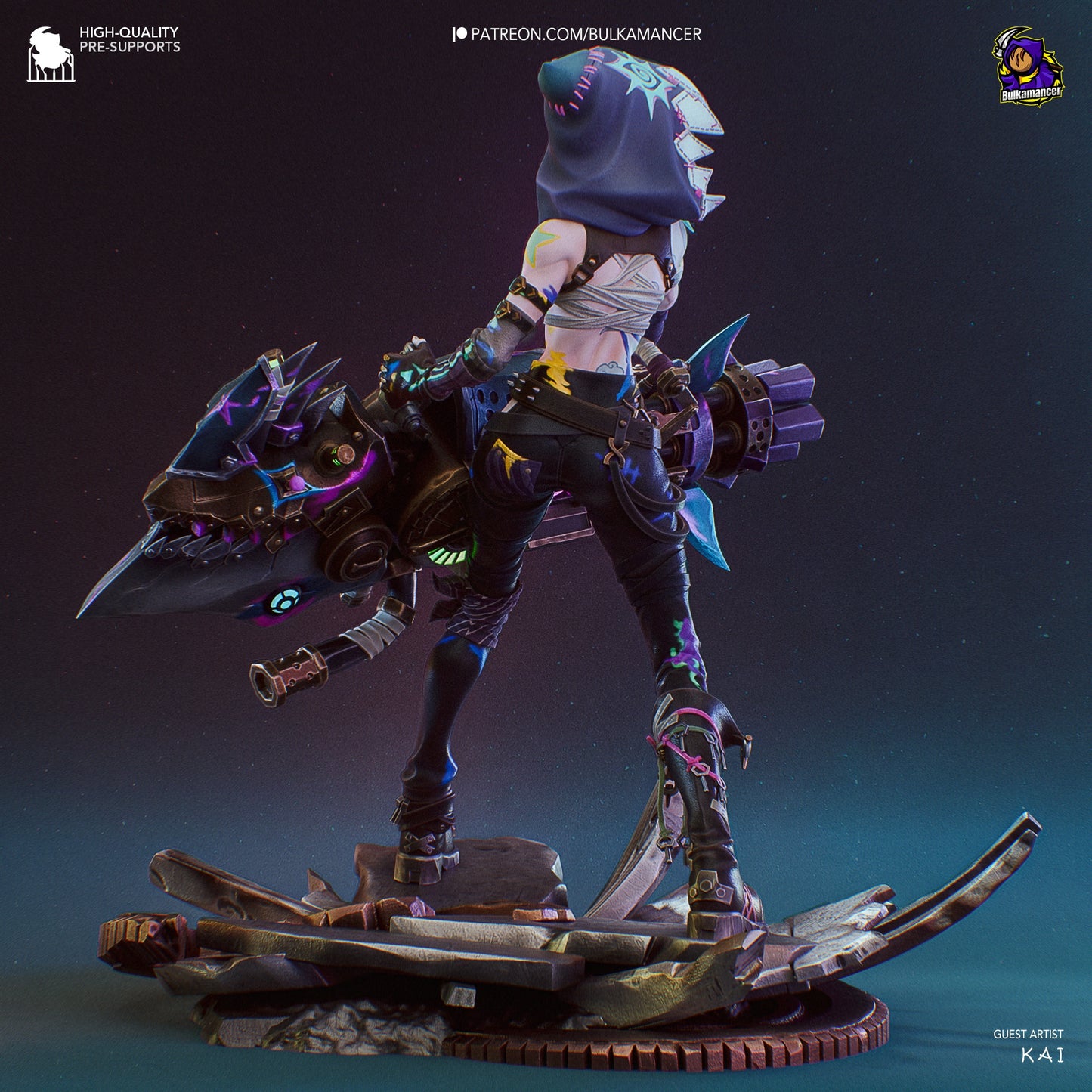 Jinx | League Of Legend | Fan Art Figure Statue |