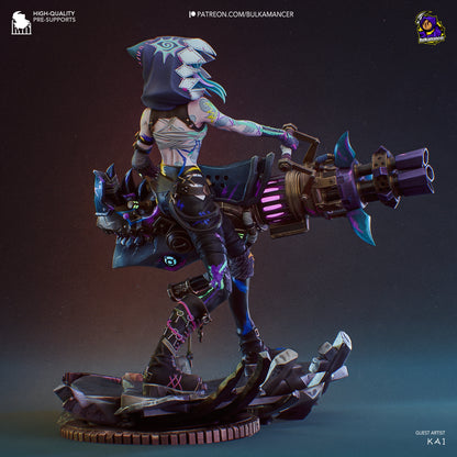 Jinx | League Of Legend | Fan Art Figure Statue |