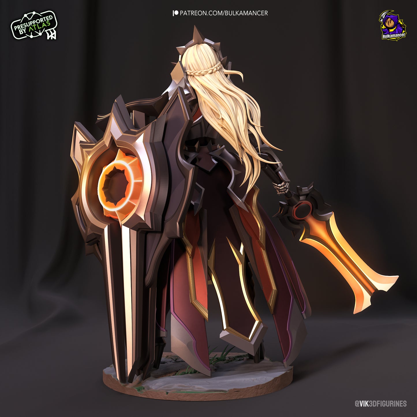Leona | League Of Legend | Fan Art Figure Statue |