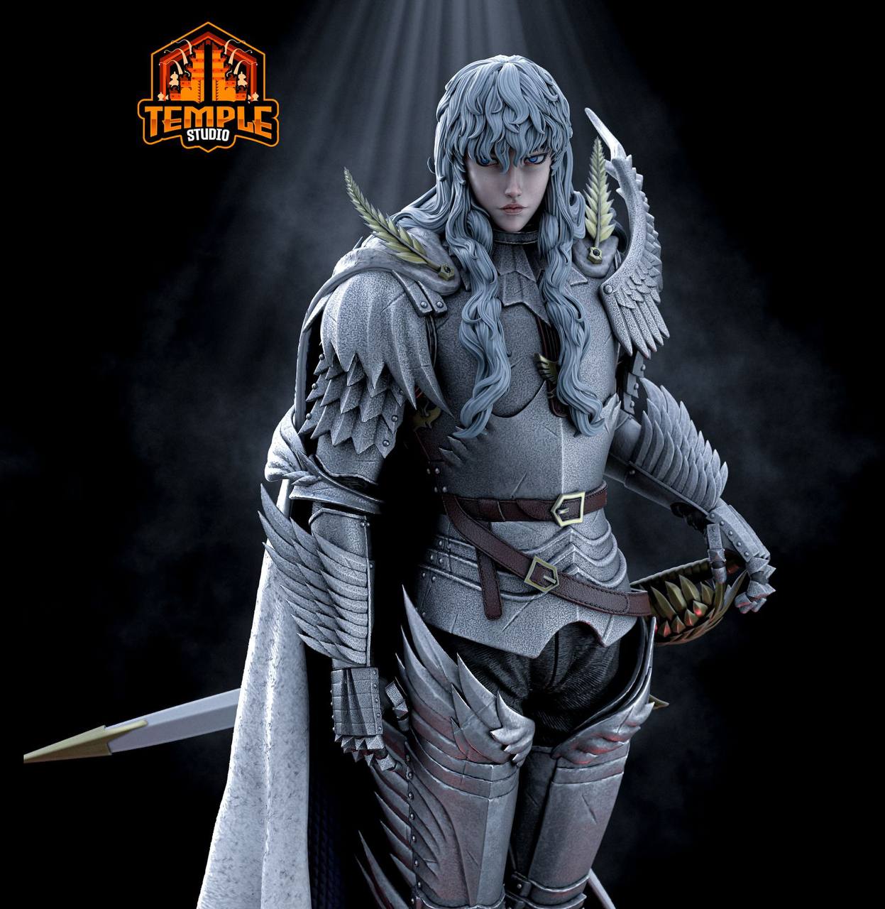 Griffith -Berserk FAN ART FIGURE | 3D Printed | Handmade Gift | Resin Figure | Hand Painted |Garage Kit
