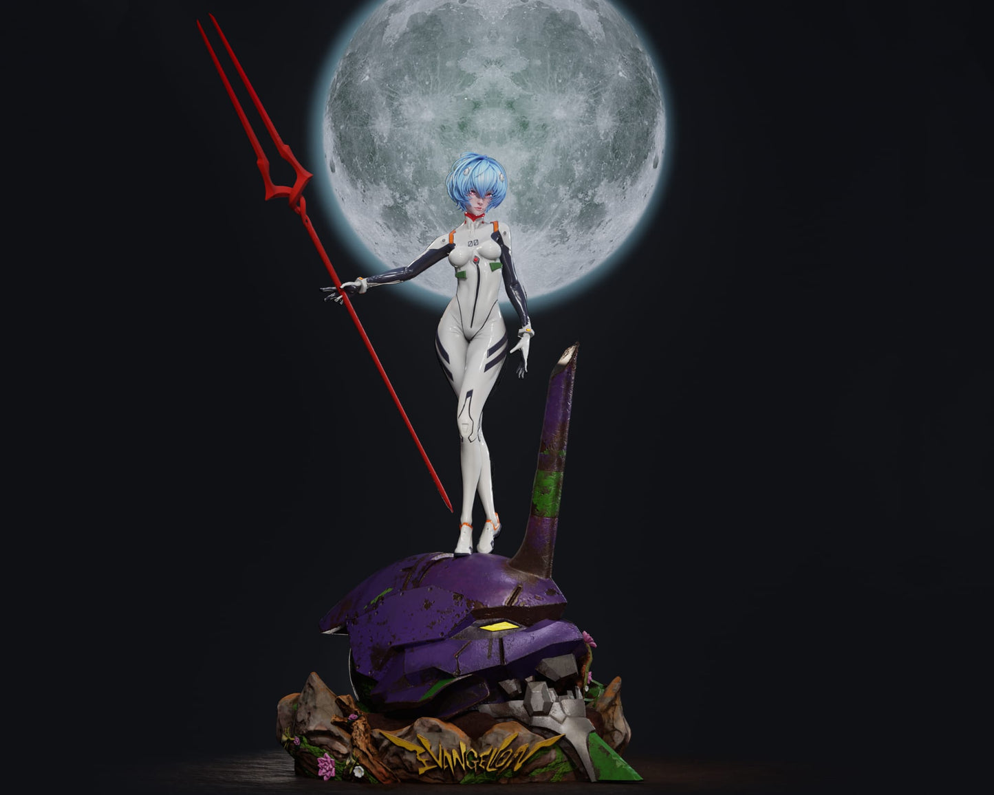 Rei Ayanami | Evangelion |FAN ART FIGURE Statue