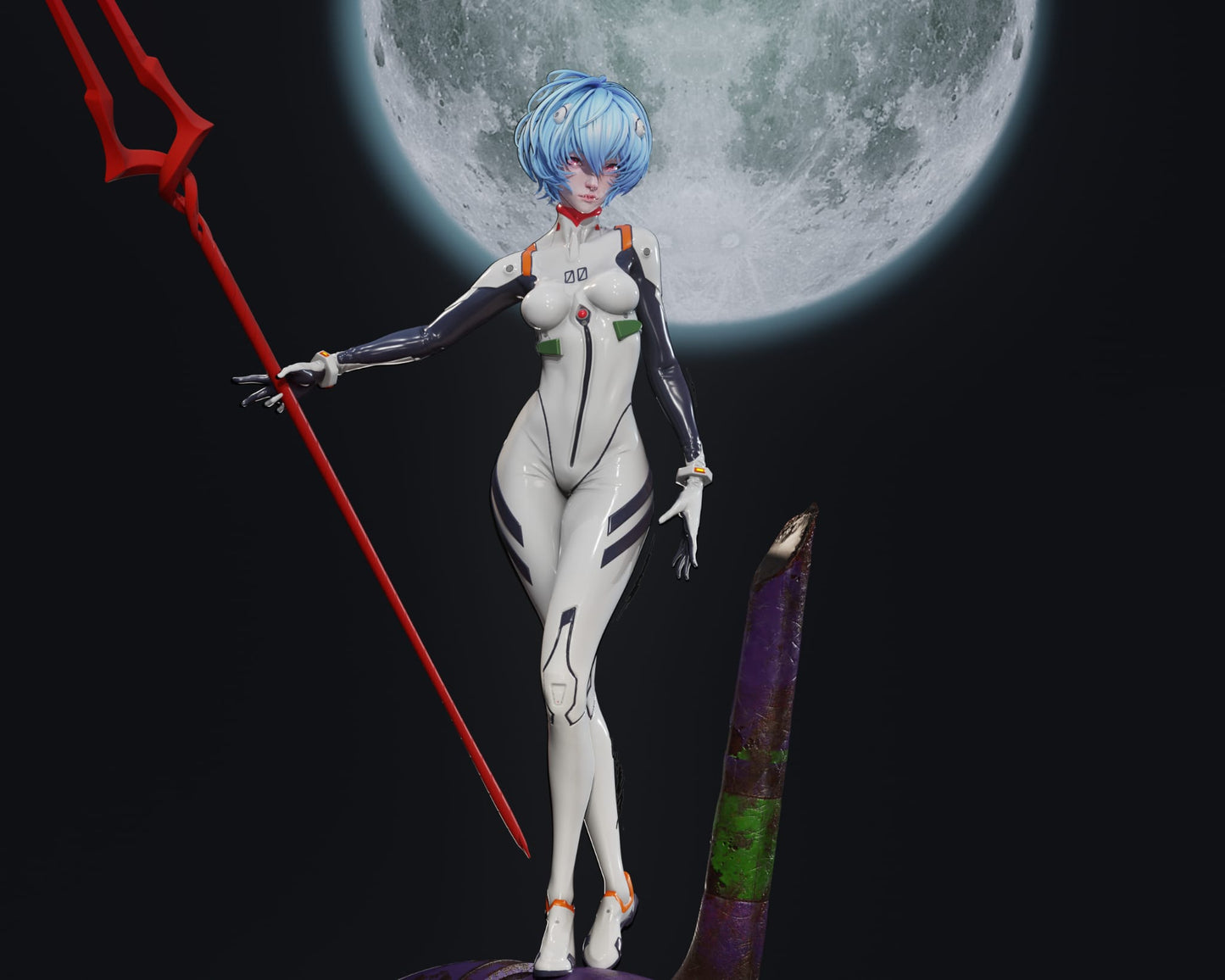 Rei Ayanami | Evangelion |FAN ART FIGURE Statue