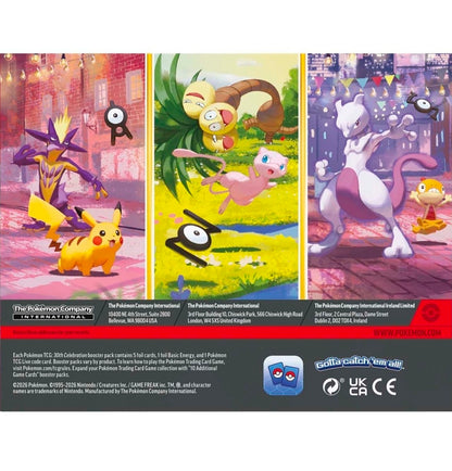 Pokémon 30th Anniversary Celebrations Mini Tin Display (10 Tins) Sealed