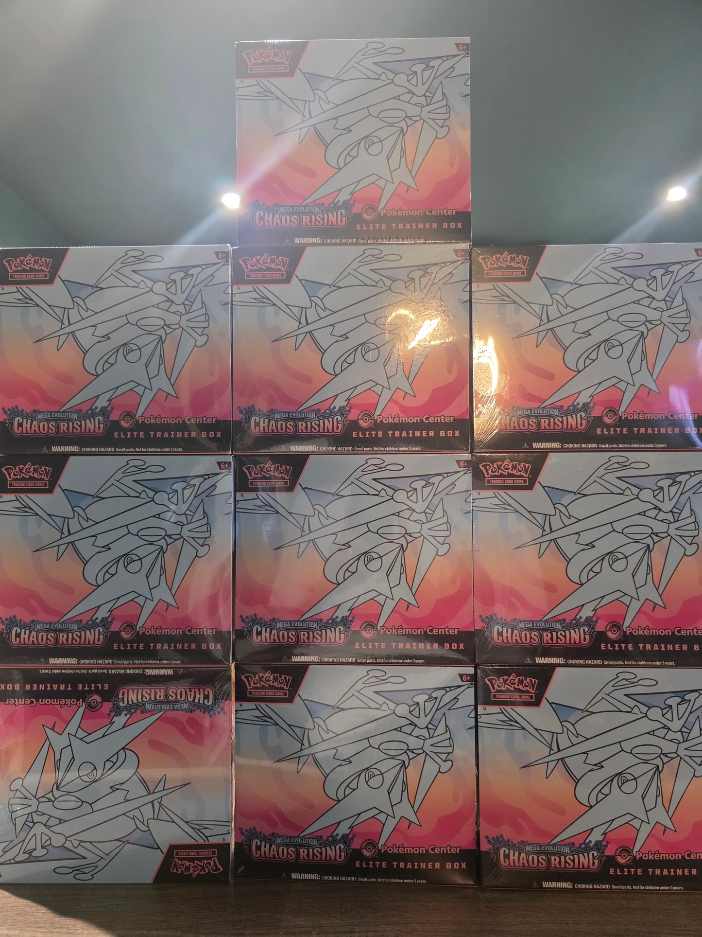 Pokemon Center Chaos Rising ETB - Elite Trainer Box - Sealed - Brand New - World Wide Shipping