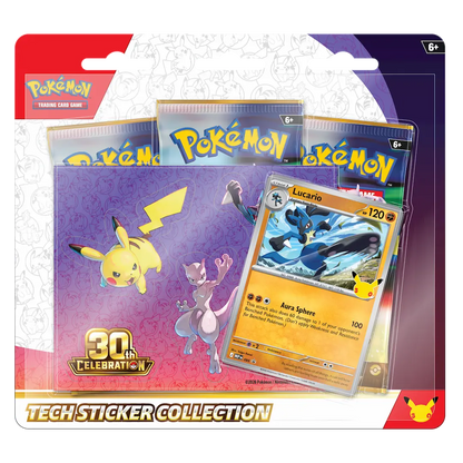 Pokémon Trading Card Game (TCG): 30th Celebration Tech Sticker Collection Assortment