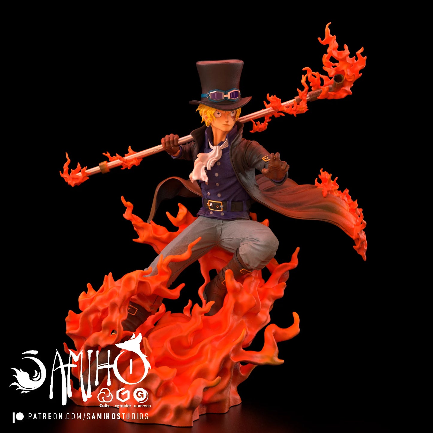 Sabo | One Piece | Fan Art Figure Statue |